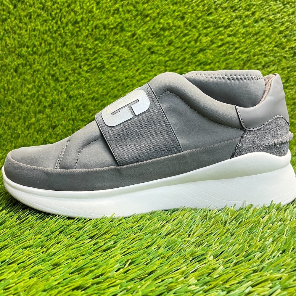 UGG Neutra Womens Size 8.5 Gray White Athletic Walking Slip On Shoes Sneakers - Picture 2 of 10